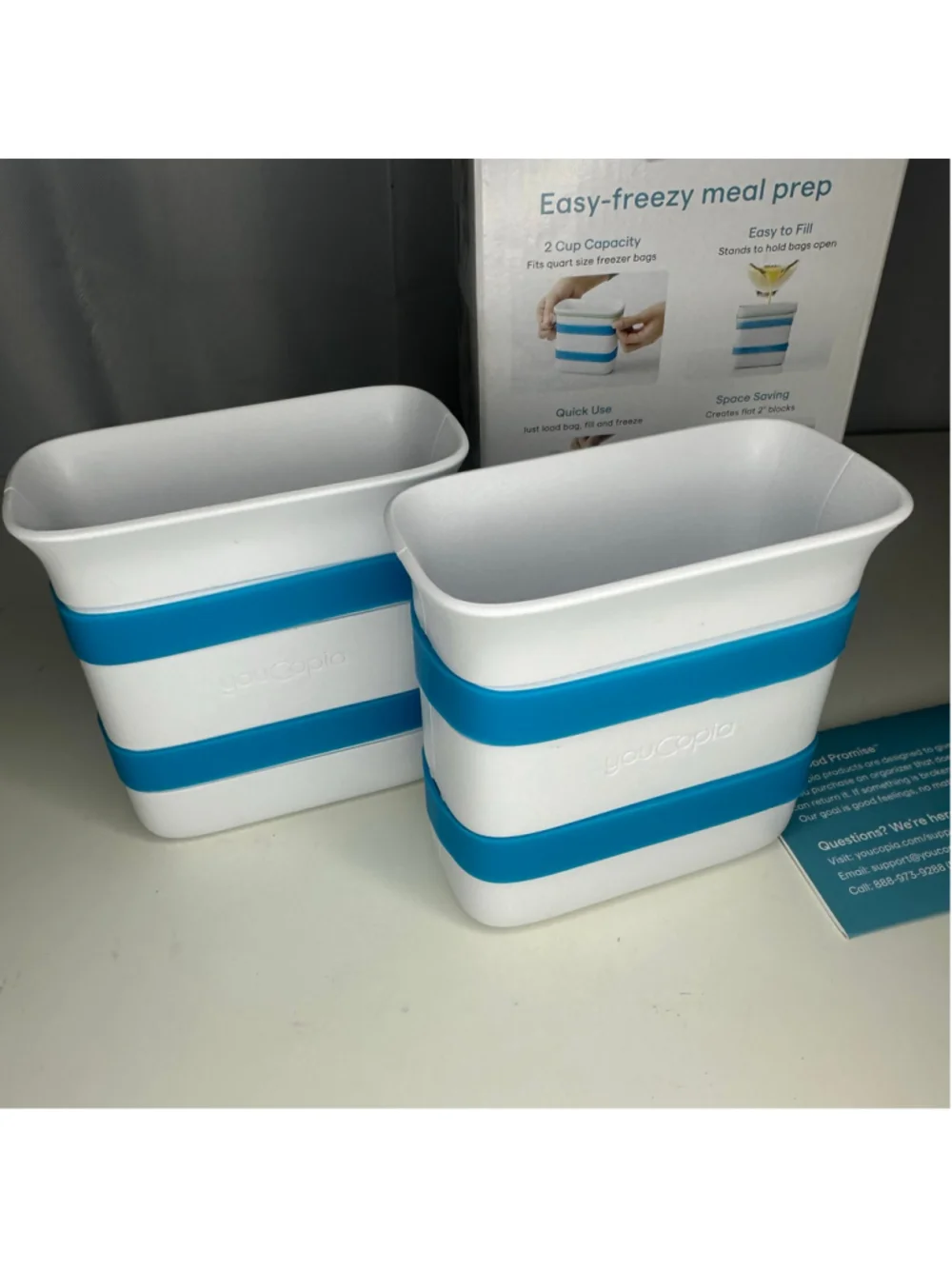 YouCopia FreezeUp Food Block Maker 2-Pack (New in Open Box)
